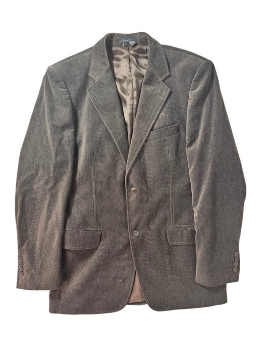 ZARA MAN CORDUROY BLAZER JACKET BROWN SIZE 38 MEN'S - Picture 2 of 9